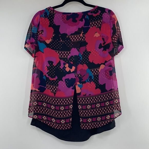 Dana Buchman Multi-Color Blouse size:small - Picture 6 of 6